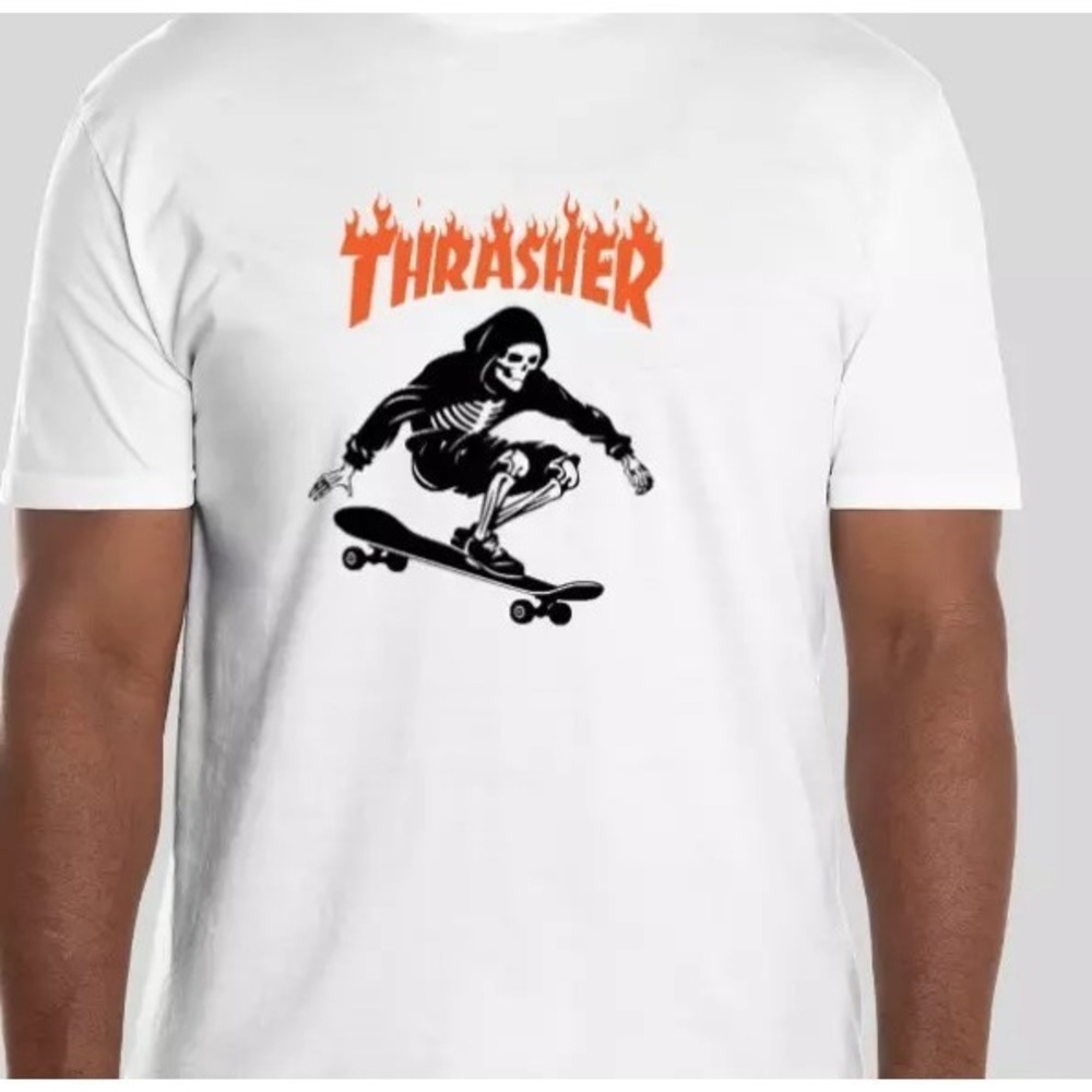 Thrasher Skateboarding Tee Shirt T Shirt Skateboard Skating